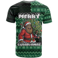 Bigfoot Christmas T Shirt Squatching Through The Snow - Wonder Print Shop