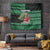 Bigfoot Christmas Tapestry Squatching Through The Snow - Wonder Print Shop