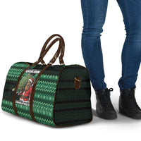 Bigfoot Christmas Travel Bag Squatching Through The Snow - Wonder Print Shop
