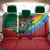 T Rex And Jesus Christmas Back Car Seat Cover Not Today Santa - Wonder Print Shop