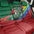 T Rex And Jesus Christmas Back Car Seat Cover Not Today Santa - Wonder Print Shop