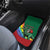 T Rex And Jesus Christmas Car Mats Not Today Santa - Wonder Print Shop