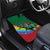 T Rex And Jesus Christmas Car Mats Not Today Santa - Wonder Print Shop