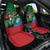 T Rex And Jesus Christmas Car Seat Cover Not Today Santa - Wonder Print Shop