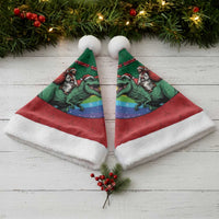 T Rex And Jesus Christmas Santa Hat Not Today Santa - Wonder Print Shop