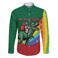T Rex And Jesus Christmas Family Matching Mermaid Dress and Hawaiian Shirt Not Today Santa - Wonder Print Shop