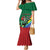 T Rex And Jesus Christmas Family Matching Mermaid Dress and Hawaiian Shirt Not Today Santa - Wonder Print Shop