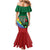 T Rex And Jesus Christmas Family Matching Mermaid Dress and Hawaiian Shirt Not Today Santa - Wonder Print Shop