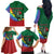 T Rex And Jesus Christmas Family Matching Off The Shoulder Long Sleeve Dress and Hawaiian Shirt Not Today Santa - Wonder Print Shop