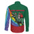 T Rex And Jesus Christmas Family Matching Off The Shoulder Long Sleeve Dress and Hawaiian Shirt Not Today Santa - Wonder Print Shop