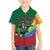 T Rex And Jesus Christmas Family Matching Off The Shoulder Long Sleeve Dress and Hawaiian Shirt Not Today Santa - Wonder Print Shop