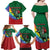 T Rex And Jesus Christmas Family Matching Off Shoulder Maxi Dress and Hawaiian Shirt Not Today Santa - Wonder Print Shop