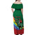 T Rex And Jesus Christmas Family Matching Off Shoulder Maxi Dress and Hawaiian Shirt Not Today Santa - Wonder Print Shop
