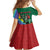 T Rex And Jesus Christmas Family Matching Off Shoulder Short Dress and Hawaiian Shirt Not Today Santa - Wonder Print Shop