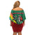 T Rex And Jesus Christmas Family Matching Off Shoulder Short Dress and Hawaiian Shirt Not Today Santa - Wonder Print Shop