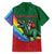 T Rex And Jesus Christmas Family Matching Short Sleeve Bodycon Dress and Hawaiian Shirt Not Today Santa - Wonder Print Shop