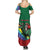T Rex And Jesus Christmas Family Matching Summer Maxi Dress and Hawaiian Shirt Not Today Santa - Wonder Print Shop