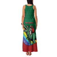 T Rex And Jesus Christmas Family Matching Tank Maxi Dress and Hawaiian Shirt Not Today Santa - Wonder Print Shop