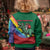 T Rex And Jesus Christmas Kid Ugly Christmas Sweater Not Today Santa - Wonder Print Shop