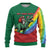 T Rex And Jesus Christmas Ugly Christmas Sweater Not Today Santa - Wonder Print Shop