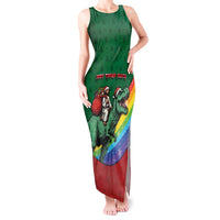 T Rex And Jesus Christmas Tank Maxi Dress Not Today Santa - Wonder Print Shop