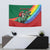 T Rex And Jesus Christmas Tapestry Not Today Santa - Wonder Print Shop