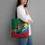 T Rex And Jesus Christmas Tote Bag Not Today Santa - Wonder Print Shop