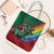 T Rex And Jesus Christmas Tote Bag Not Today Santa - Wonder Print Shop