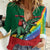 T Rex And Jesus Christmas Women Casual Shirt Not Today Santa - Wonder Print Shop