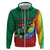 T Rex And Jesus Christmas Zip Hoodie Not Today Santa - Wonder Print Shop