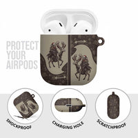 Western Yoke AirPods Case Skeleton Cowboy Santa On A Reindeer - Wonder Print Shop