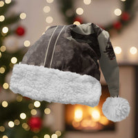 Western Yoke Christmas Santa Hat Skeleton Cowboy Santa On A Reindeer - Wonder Print Shop