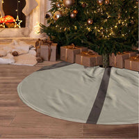 Western Yoke Tree Skirt Skeleton Cowboy Santa On A Reindeer - Wonder Print Shop