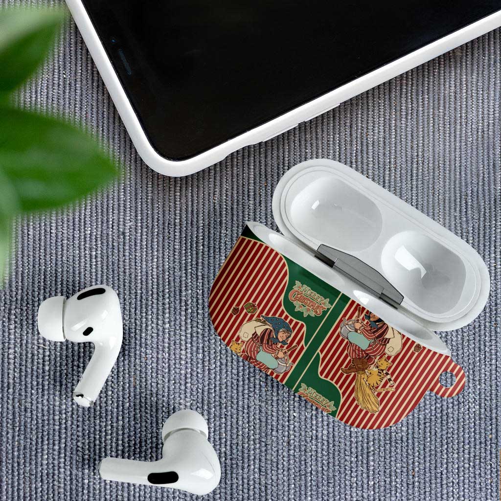 Western Yoke AirPods Case Befana Merry Christmas Retro Style - Wonder Print Shop