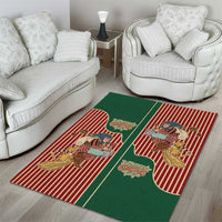 Western Yoke Area Rug Befana Merry Christmas Retro Style - Wonder Print Shop