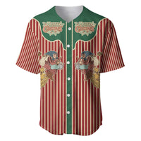Western Yoke Baseball Jersey Befana Merry Christmas Retro Style - Wonder Print Shop