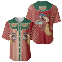 Western Yoke Baseball Jersey Befana Merry Christmas Retro Style - Wonder Print Shop