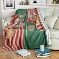 Western Yoke Blanket Befana Merry Christmas Retro Style - Wonder Print Shop
