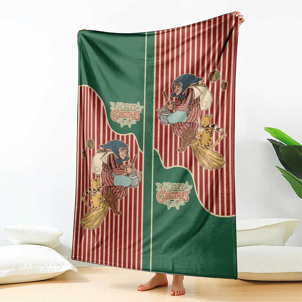 Western Yoke Blanket Befana Merry Christmas Retro Style - Wonder Print Shop