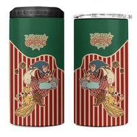 Western Yoke 4 in 1 Can Cooler Tumbler Befana Merry Christmas Retro Style - Wonder Print Shop