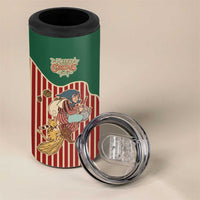 Western Yoke 4 in 1 Can Cooler Tumbler Befana Merry Christmas Retro Style - Wonder Print Shop