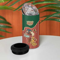 Western Yoke 4 in 1 Can Cooler Tumbler Befana Merry Christmas Retro Style - Wonder Print Shop