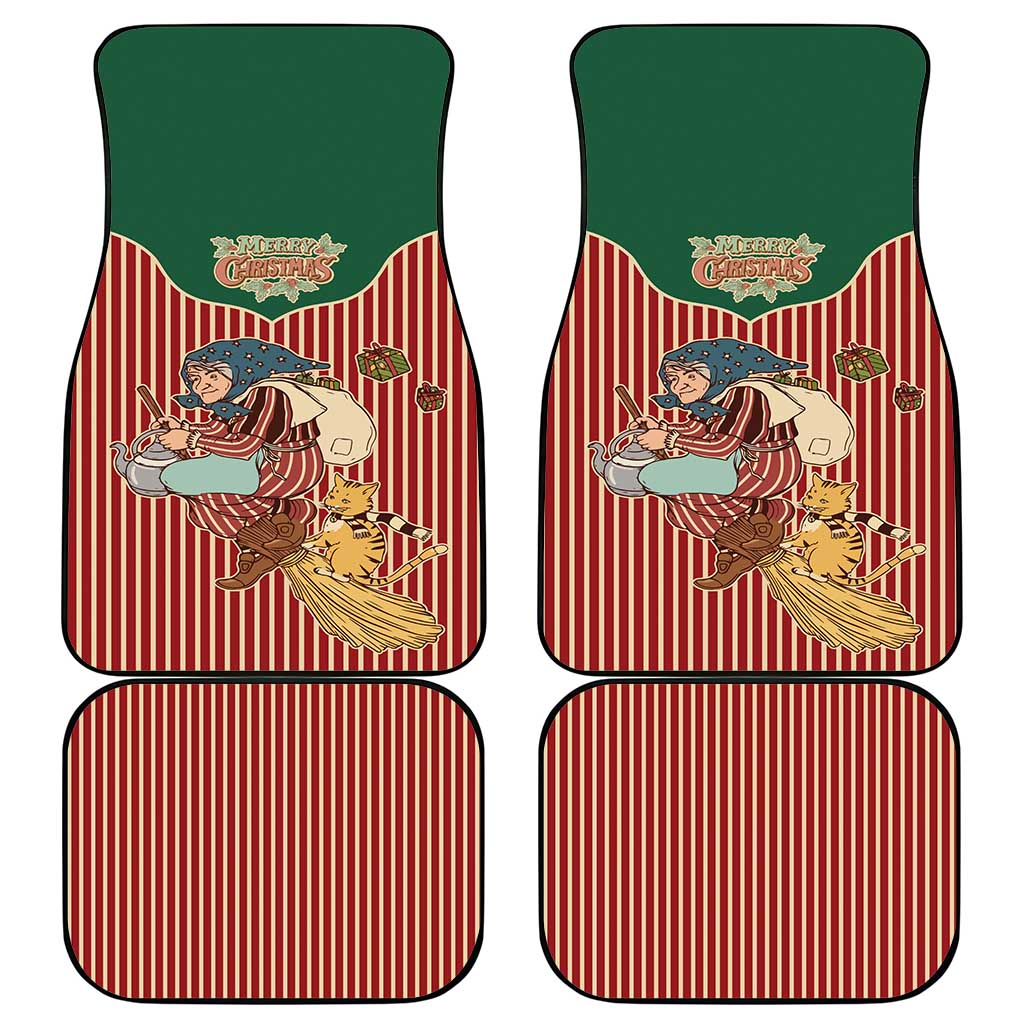 Western Yoke Car Mats Befana Merry Christmas Retro Style - Wonder Print Shop