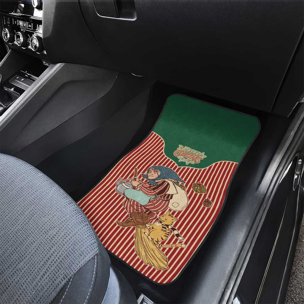 Western Yoke Car Mats Befana Merry Christmas Retro Style - Wonder Print Shop