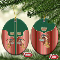 Western Yoke Ceramic Ornament Befana Merry Christmas Retro Style - Wonder Print Shop