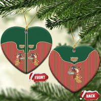 Western Yoke Ceramic Ornament Befana Merry Christmas Retro Style - Wonder Print Shop