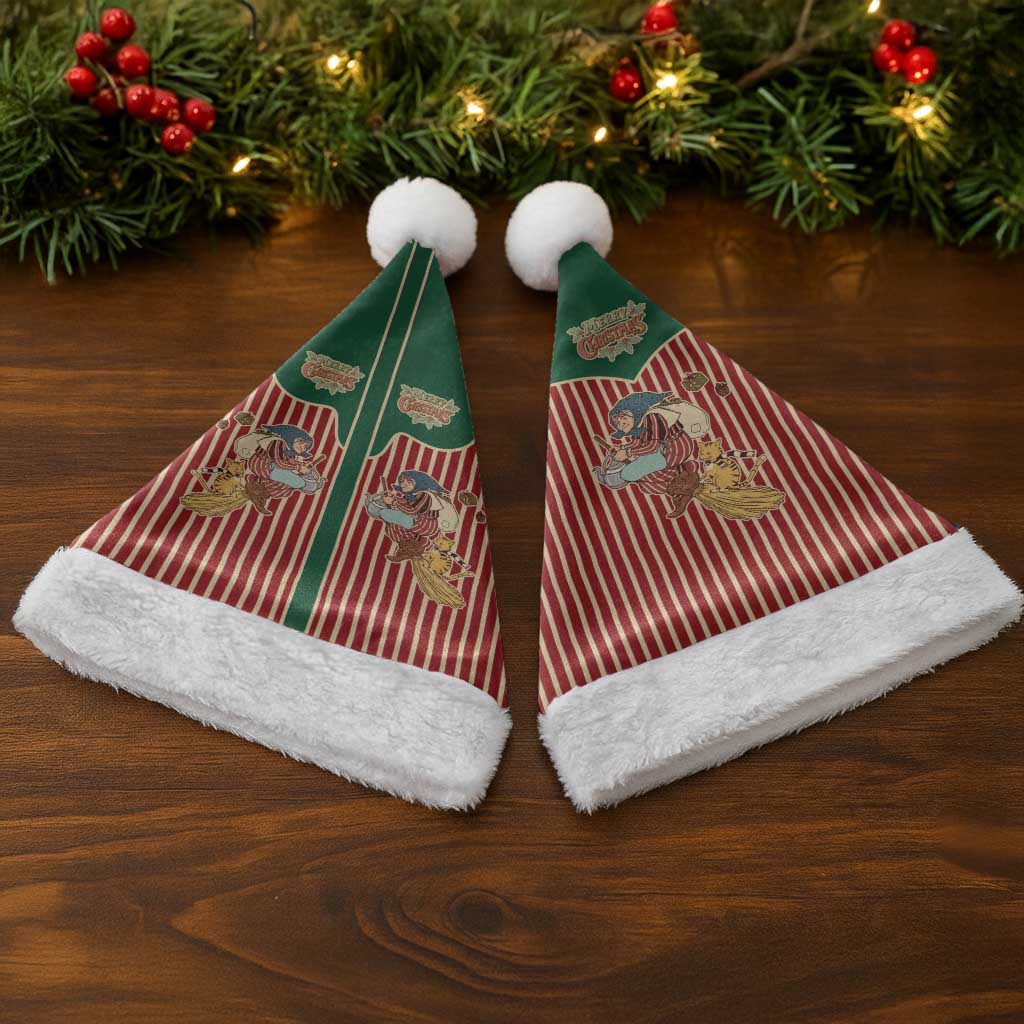 Western Yoke Christmas Santa Hat Befana Merry Christmas Retro Style - Wonder Print Shop