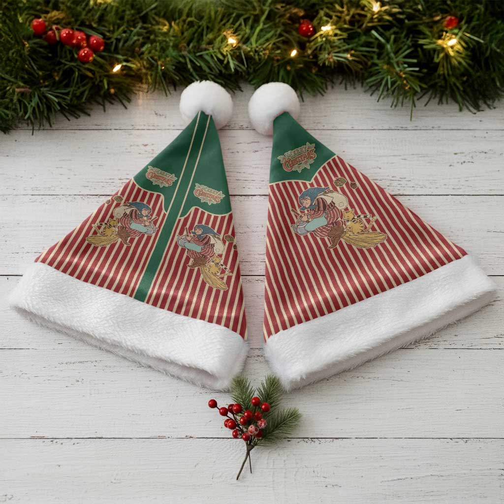 Western Yoke Christmas Santa Hat Befana Merry Christmas Retro Style - Wonder Print Shop