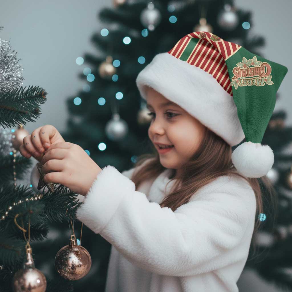 Western Yoke Christmas Santa Hat Befana Merry Christmas Retro Style - Wonder Print Shop