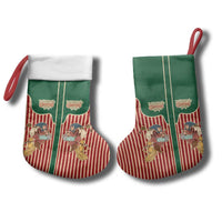 Western Yoke Christmas Stocking Befana Merry Christmas Retro Style - Wonder Print Shop